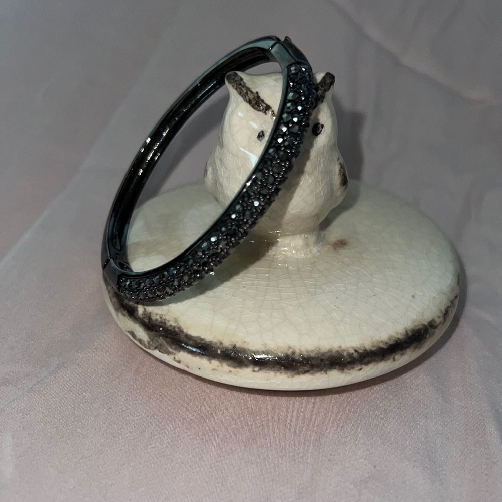 Lia Sophia black crystal bracelet
